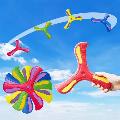 Soft Boomerang – Three-Leaf Night Light Flying Disc