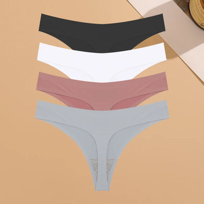 Seamless Women’s Underwear – 4-Piece Invisible Panties Set