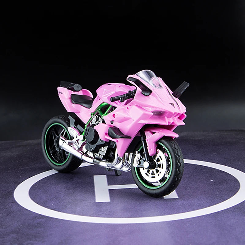 Diecast Motorcycle Model – 1:18 Alloy Racing Bike