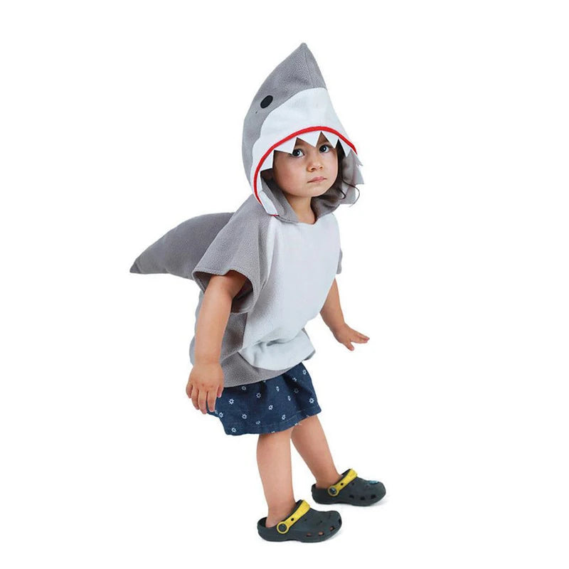 Blue Shark Costume For Babies Halloween Costume For Kids Multicolor Shark Hoodie For Toddler 2022 New Cosplay Purim Carnival
