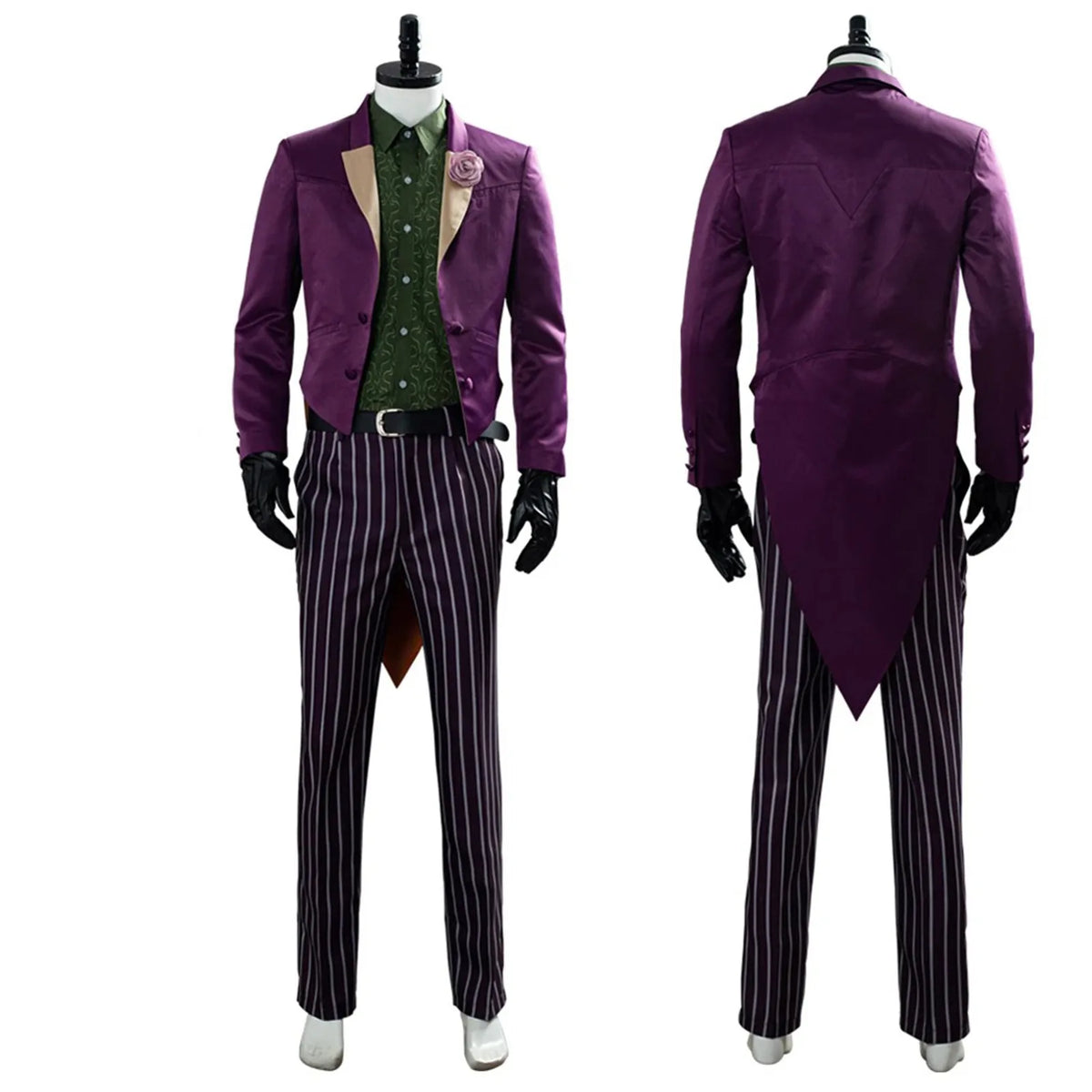 Clown Cosplay Costume Villain Uniform Coat Shirts Pants Full Set Adult Men Halloween Carnival Party Dress Up
