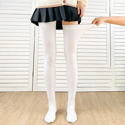 Women's Over Knee Socks – Cotton Anti Slip High Stretch Stockings