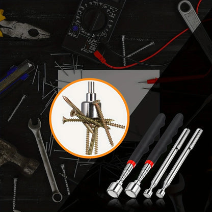 Telescopic Magnetic Pickup Tool for Hard-to-Reach Areas