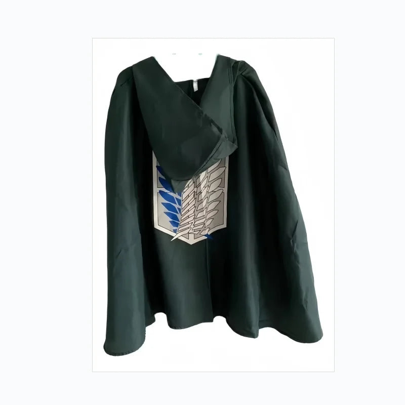 Anime Attack on Titan Cloak Shingeki No Kyojin Scouting Legion Cosplay Costume Green Cape Mens Clothes Women Halloween Christmas
