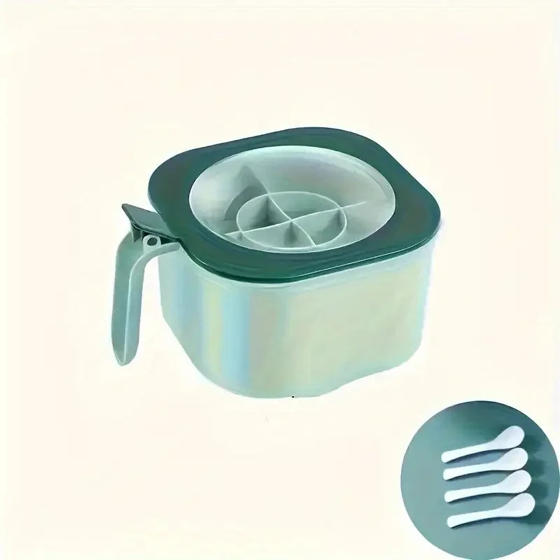 Seasoning Box with Lid & Spoons