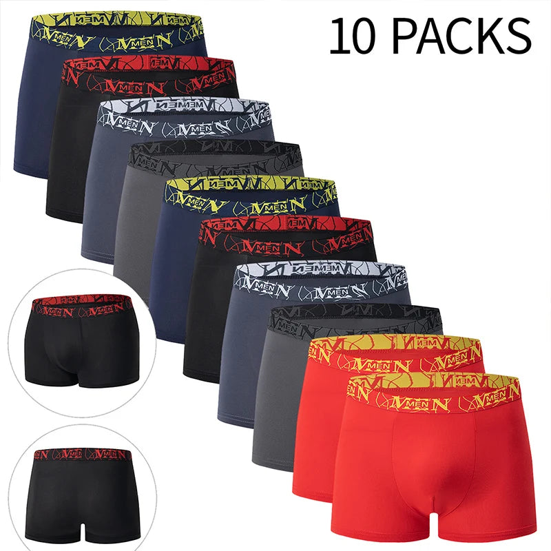 Men’s Boxer Shorts – Comfortable Stretch Elastic Waist Underwear
