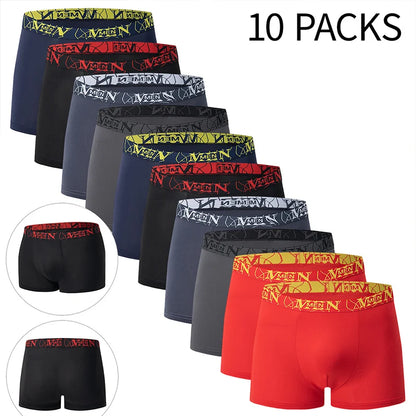 Men’s Boxer Shorts – Comfortable Stretch Elastic Waist Underwear