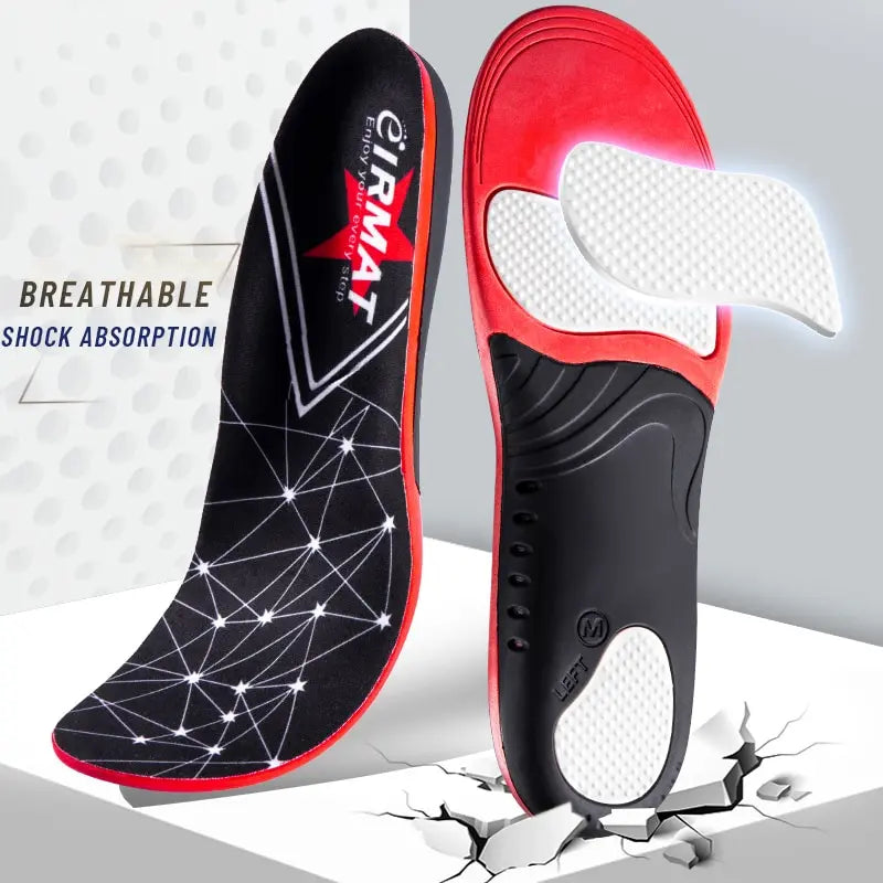 PU Shock Absorbing Insoles – Breathable Arch Support Shoe Inserts