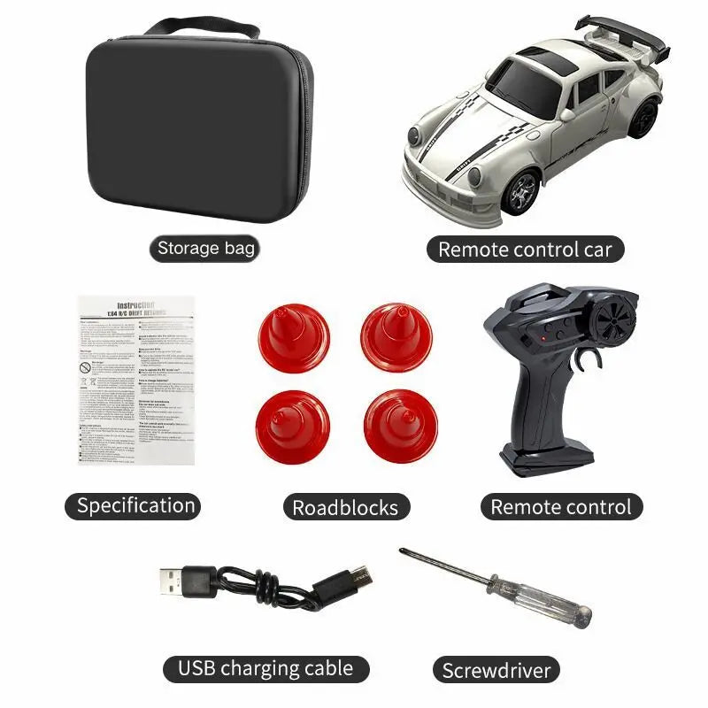 1:64 RC Drift Car – Mini Remote Control Racing Car