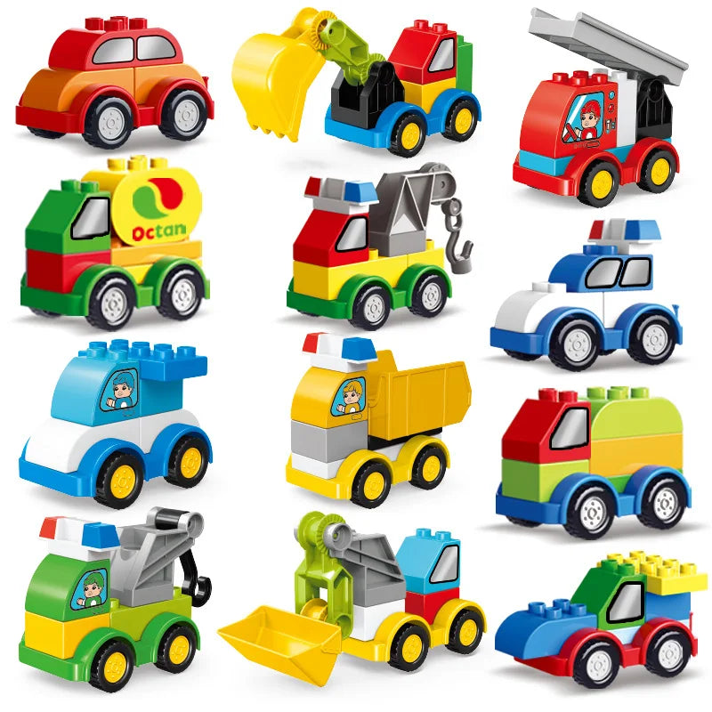 Train Building Blocks Set – Railway Track Model Construction Toy