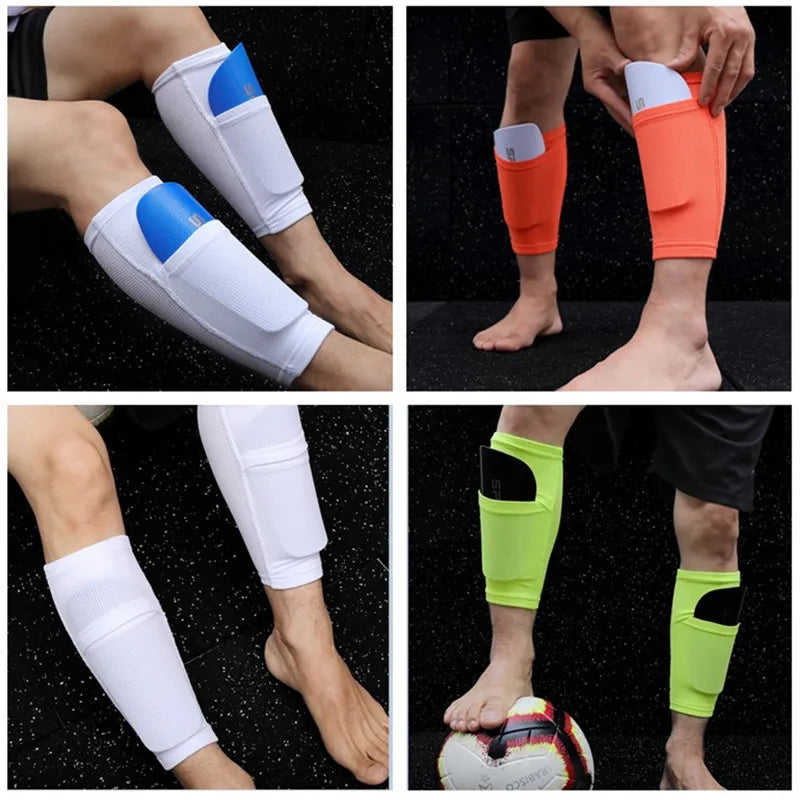 Soccer Shin Guards for Kids & Adults Lightweight Protective Gear