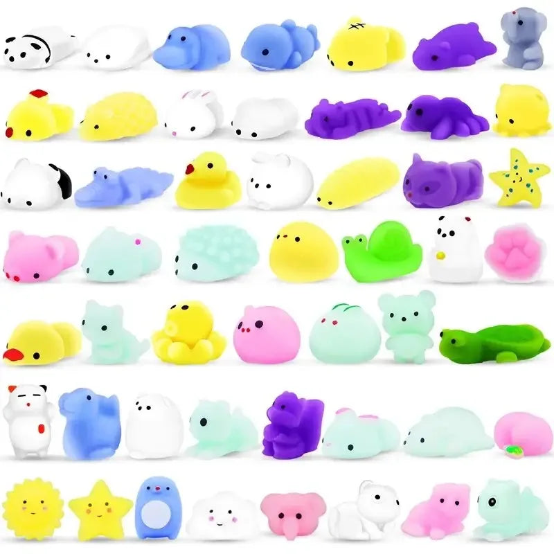 Animal Fidget Toys 20 Pcs Soft Rubber Squeeze Toys for Kids
