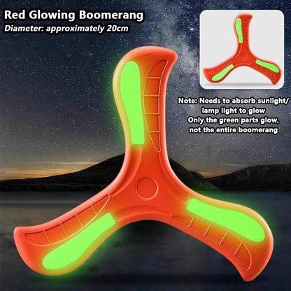 Soft Boomerang – Three-Leaf Night Light Flying Disc