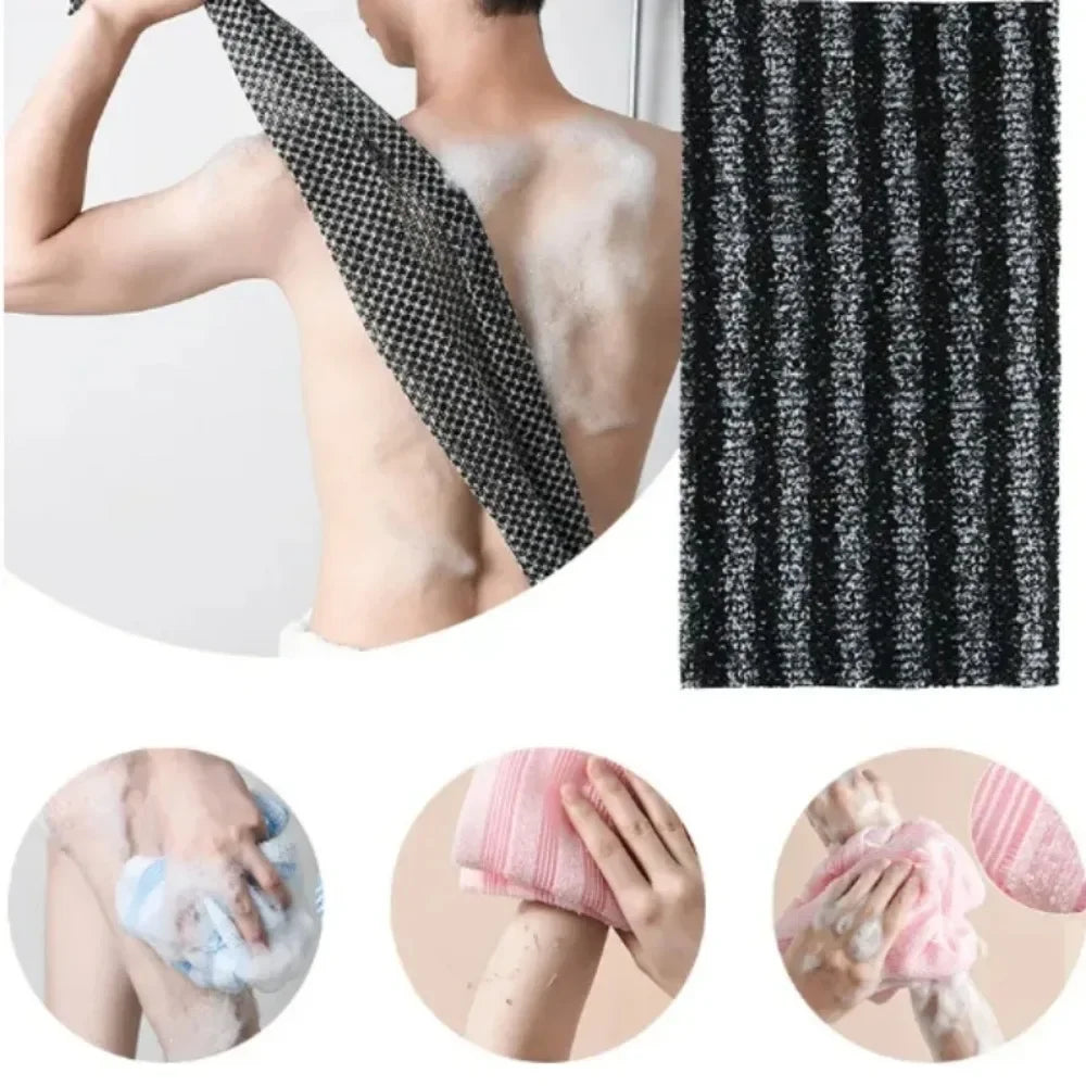 Exfoliating Back Scrubber Japanese Body Scrub Towel for Shower