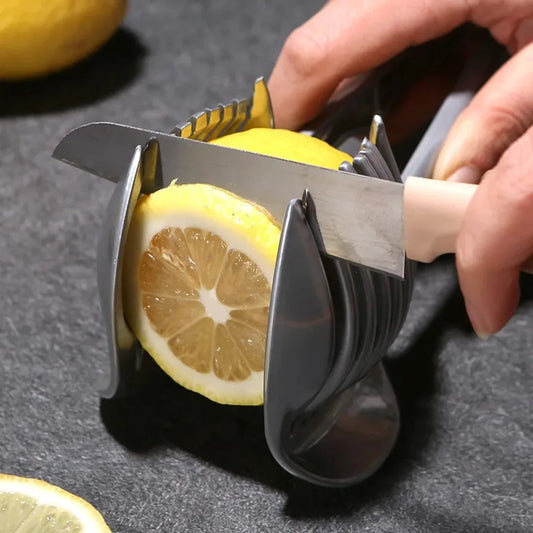 Citrus Fruit Slicer Stainless Steel Handheld Lemon Orange Cutter