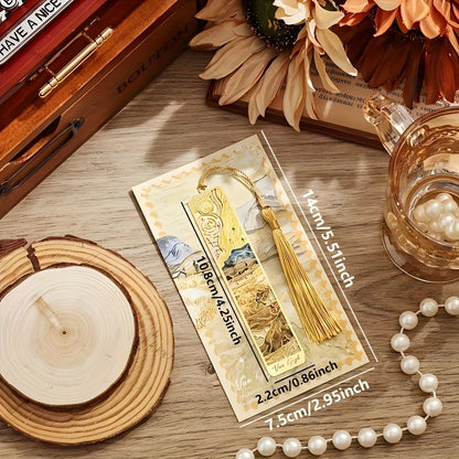 Metal Bookmarks – Vintage Tassel Bookmark for Book Lovers