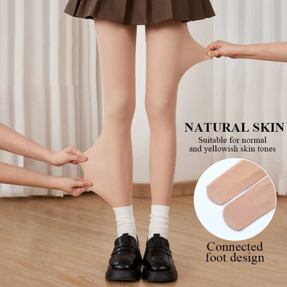Women's Winter Fleece Tights – Warm Double-Layer Design