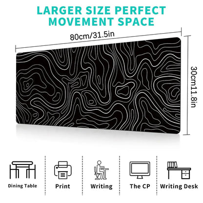 Extended Mouse Pad Large Gaming Desk Mat Non-Slip