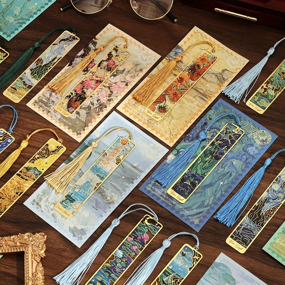 Metal Bookmarks – Vintage Tassel Bookmark for Book Lovers
