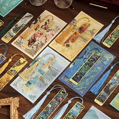 Metal Bookmarks – Vintage Tassel Bookmark for Book Lovers