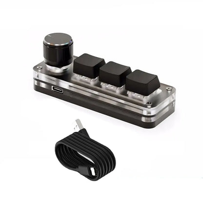 3-Key Macro Keypad RGB Hot-Swappable