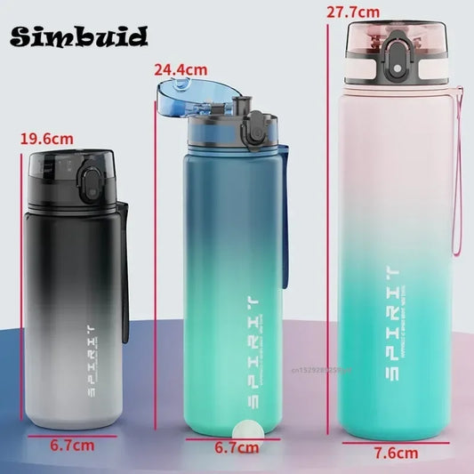 1 Liter Water Bottle Large Capacity Sports Gym Bottle