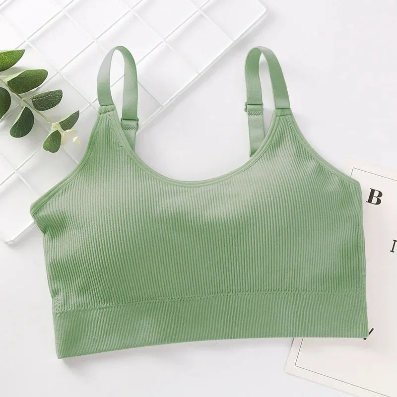 Cotton Bandeau Bra – Wireless Tube Top for Women