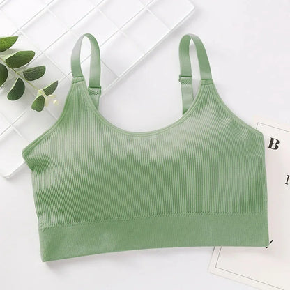 Cotton Bandeau Bra – Wireless Tube Top for Women