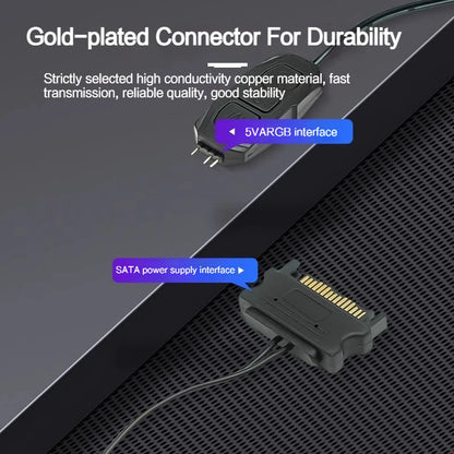 ARGB Controller 5V 3 Pin SATA Power RGB Hub