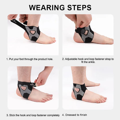 Ankle Brace with Compression Straps