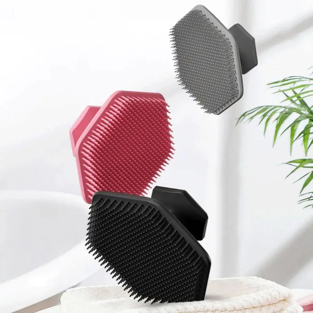 Silicone Face Wash Brush Mini Facial Cleansing Scrubber for Men