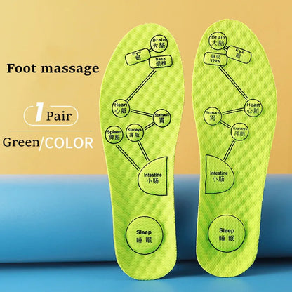 Massage Insoles Acupressure EVA Cushion Breathable Shoe Inserts