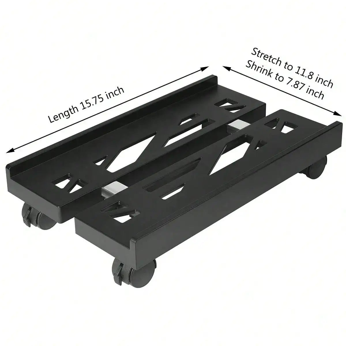 Adjustable CPU Tower Stand with Wheels – Mobile Computer Holder