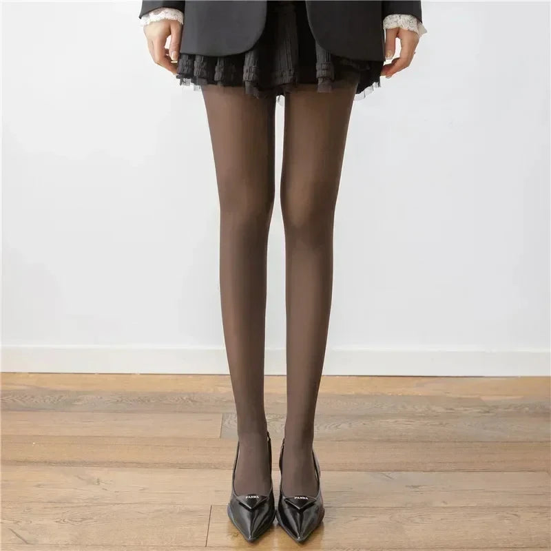 Red Tights – Burgundy Lace Style for Women
