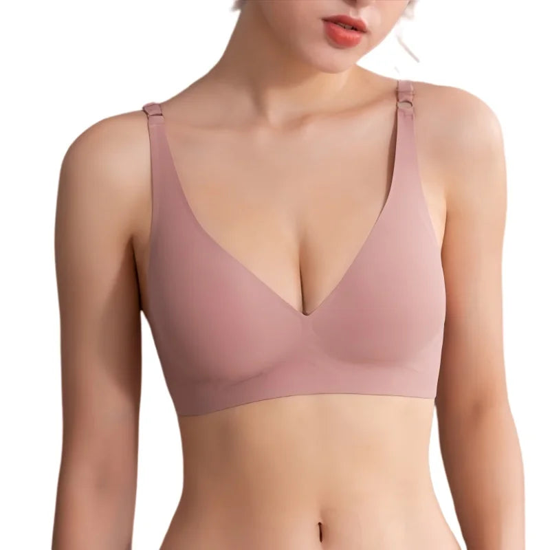 Women’s Seamless Bralette – Push-Up Bra with Removable Pads