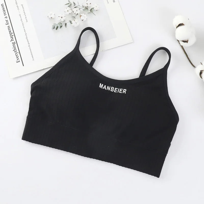 Women’s Sports Bra – Cotton Crop Top for Gym & Everyday Comfort