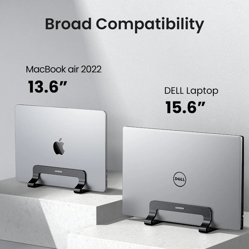Vertical Laptop Stand Adjustable Aluminum Desk Stand for Laptop