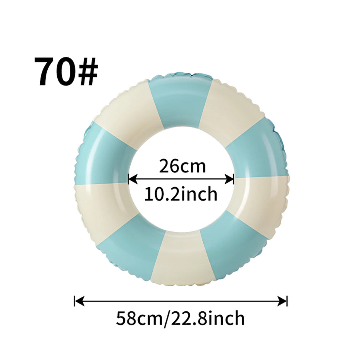 Inflatable Swimming Ring Macaron Pool Float for Summer Pool Parties