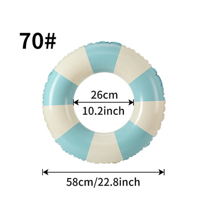 Inflatable Swimming Ring Macaron Pool Float for Summer Pool Parties
