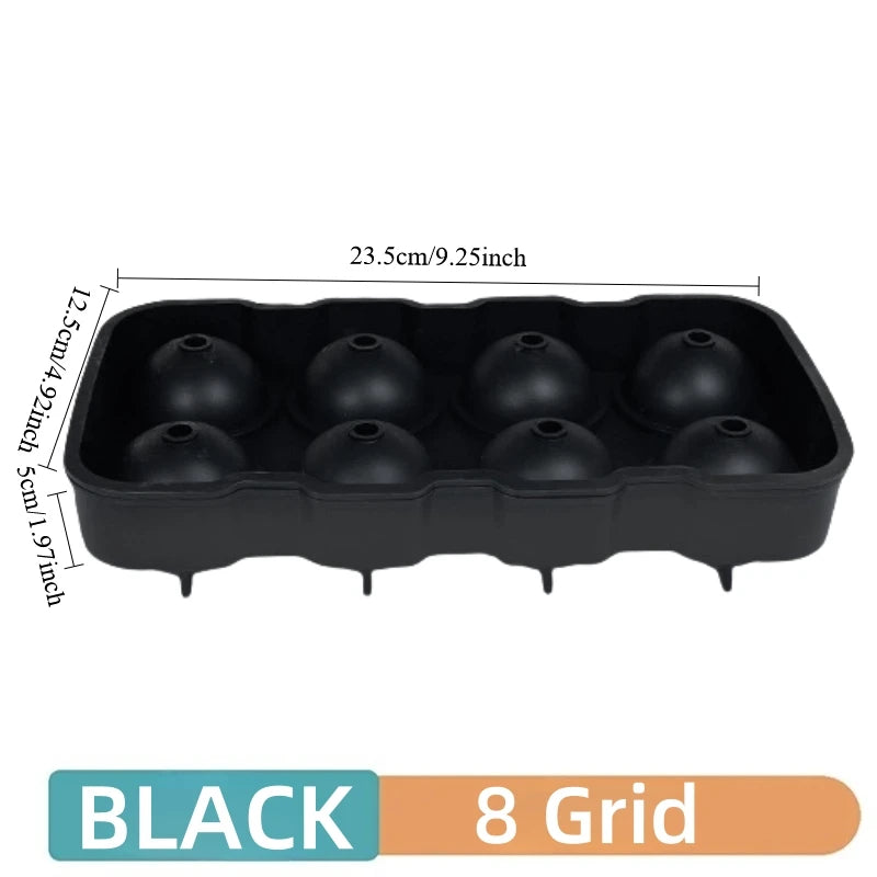 Silicone Ice Ball Mold – Ice Cube Tray for Cocktails & Freezer