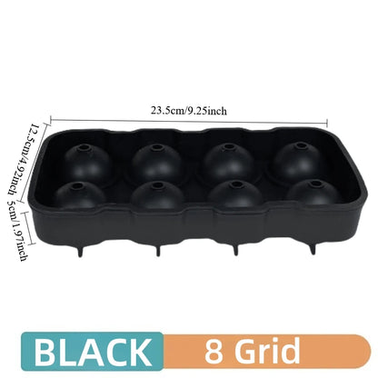 Silicone Ice Cube Molds – Spherical Reusable Whiskey Ice Trays