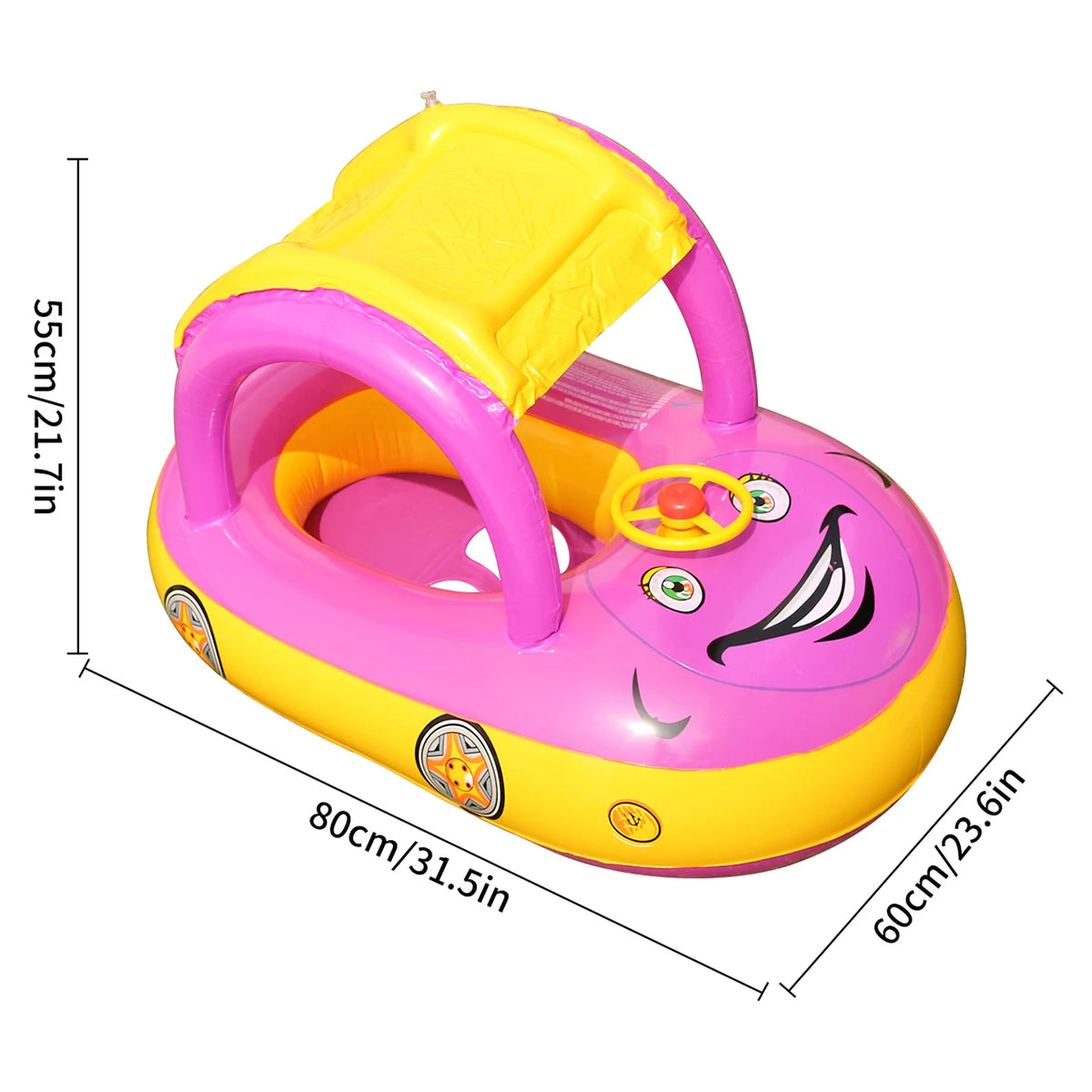 Car Pool Float – Car Shape Swimming Pool Floatie