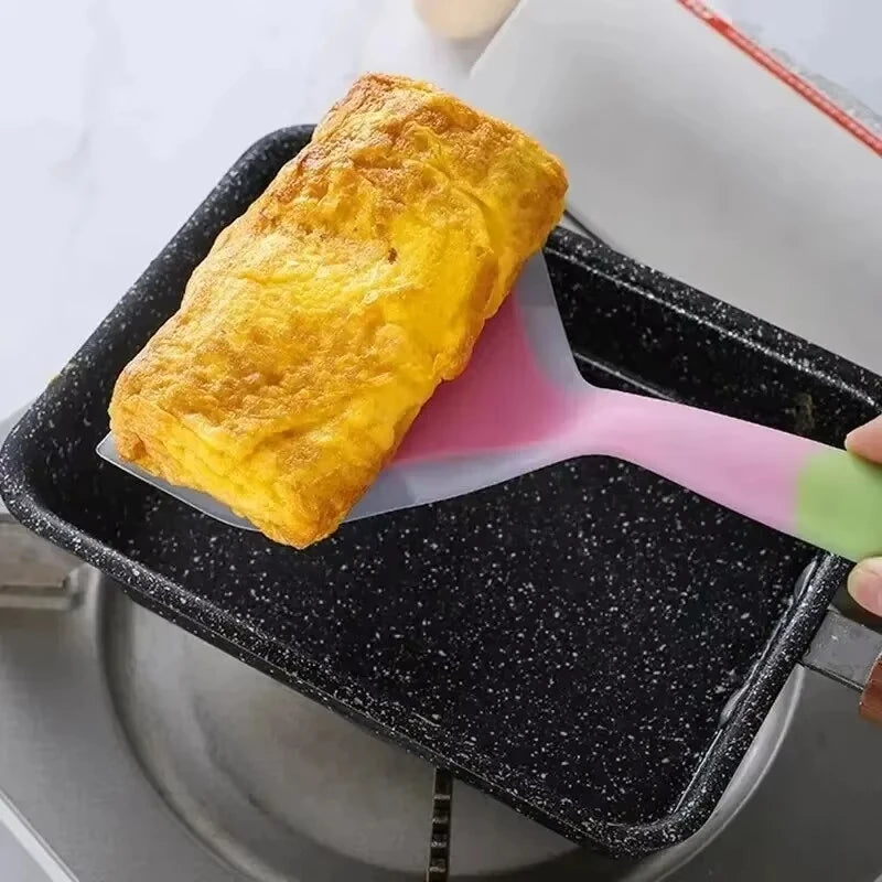 Silicone Pancake Spatula Heat Resistant Wide Kitchen Turner