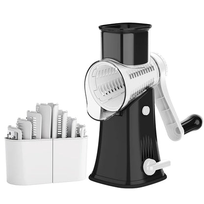 5 in 1 Rotary Cheese Grater Vegetable Slicer Shredder