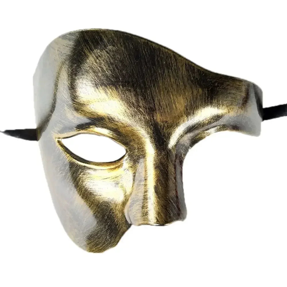 1PC Creative Phantom Masquerade Cosplay Mask Plastic Half Face Mask for Men Women Carnival Party Costume Props