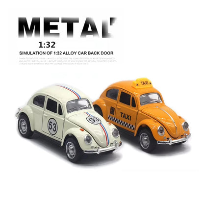 1:32 Diecast Car Model – Vintage Pull-Back Racing Car