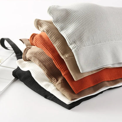 Cotton Bandeau Bra – Wireless Tube Top for Women