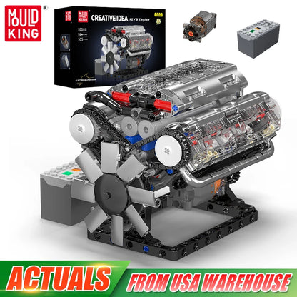 V8 Engine Building Blocks