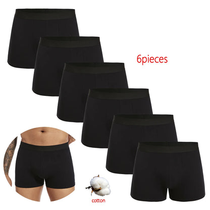 Men’s Boxer Shorts 6 Pack – Soft Cotton Stretch Underwear