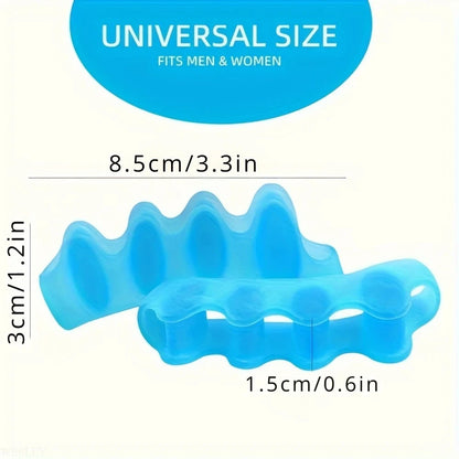 Toe Separators Silicone Reusable Toe Spacers for Feet